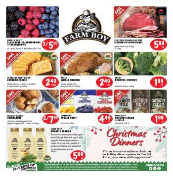 Farm Boy Flyer - December 01, 2022 - December 07, 2022.