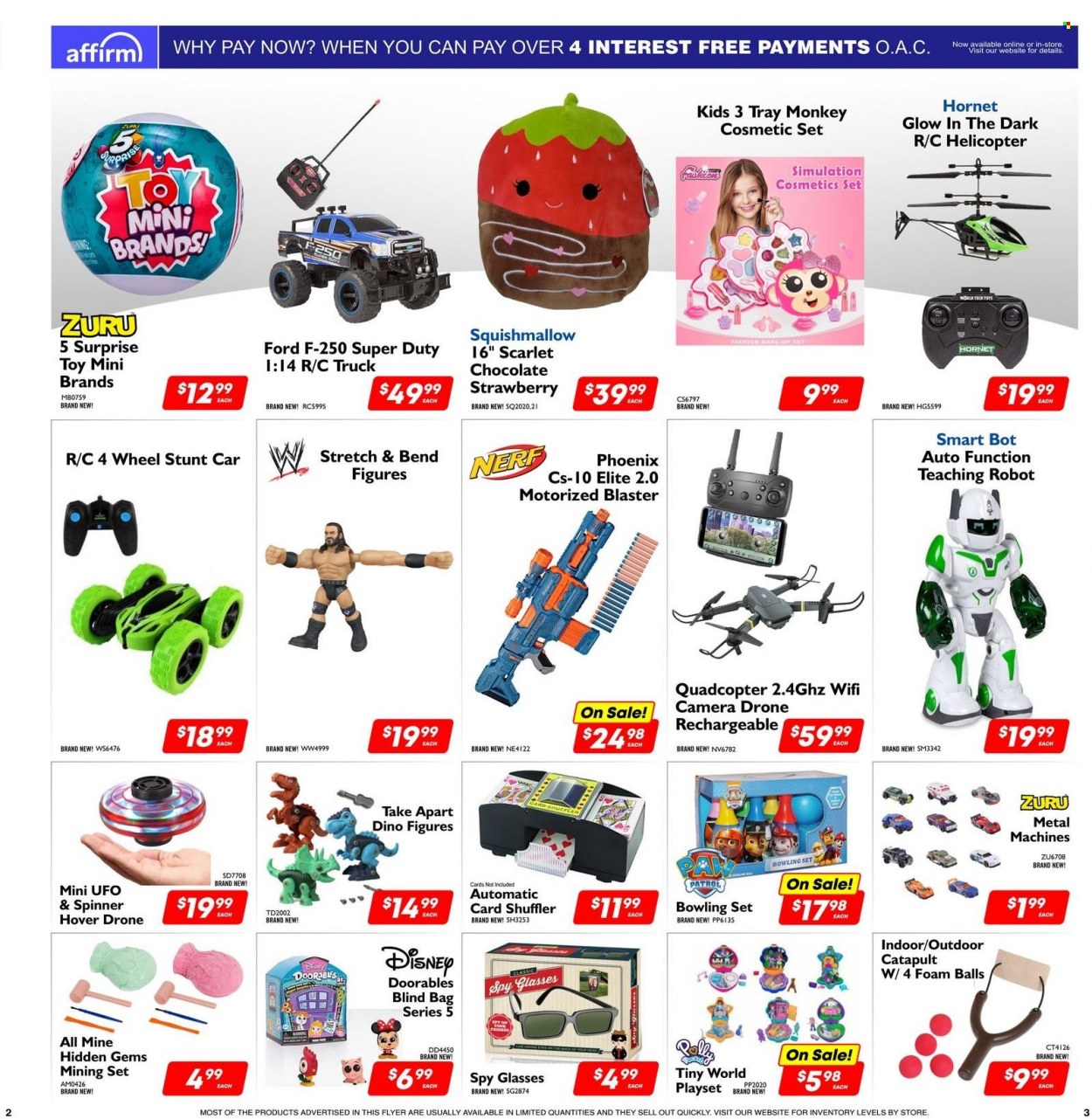 thumbnail - Factory Direct Flyer - December 01, 2022 - December 06, 2022 - Sales products - Zuru 5 Surprise, Disney, tray, bag, diary, wifi camera, quadcopter, toys, camera, Nerf. Page 3.