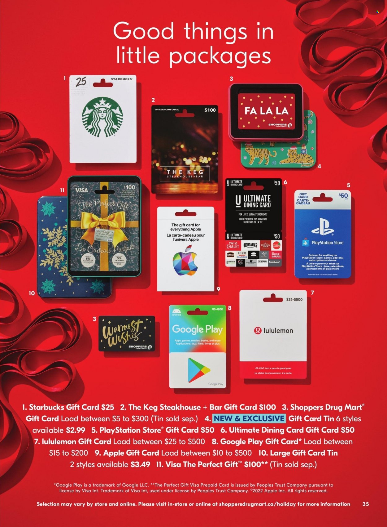 Shoppers Drug Mart flyer - November 25, 2022 - December 22, 2022. Page 35