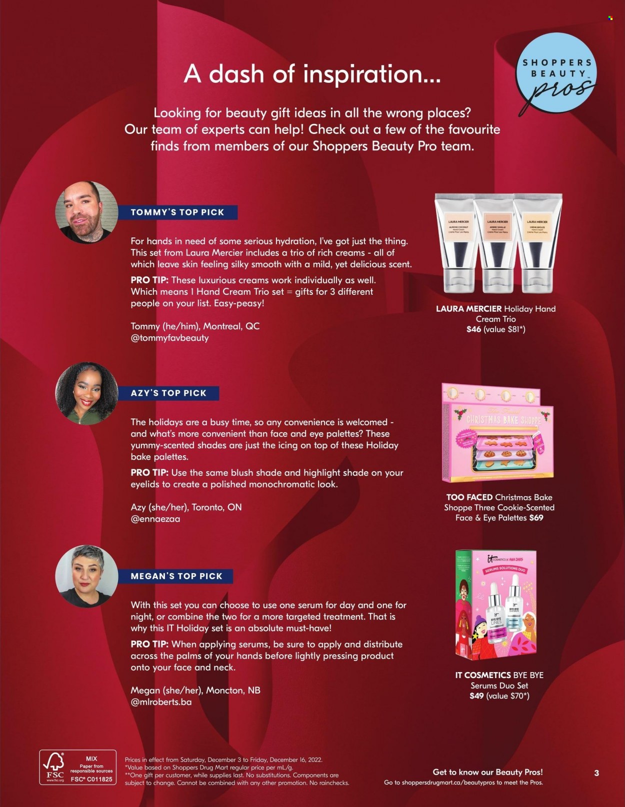 Shoppers Drug Mart flyer - December 03, 2022 - December 16, 2022. Page 3