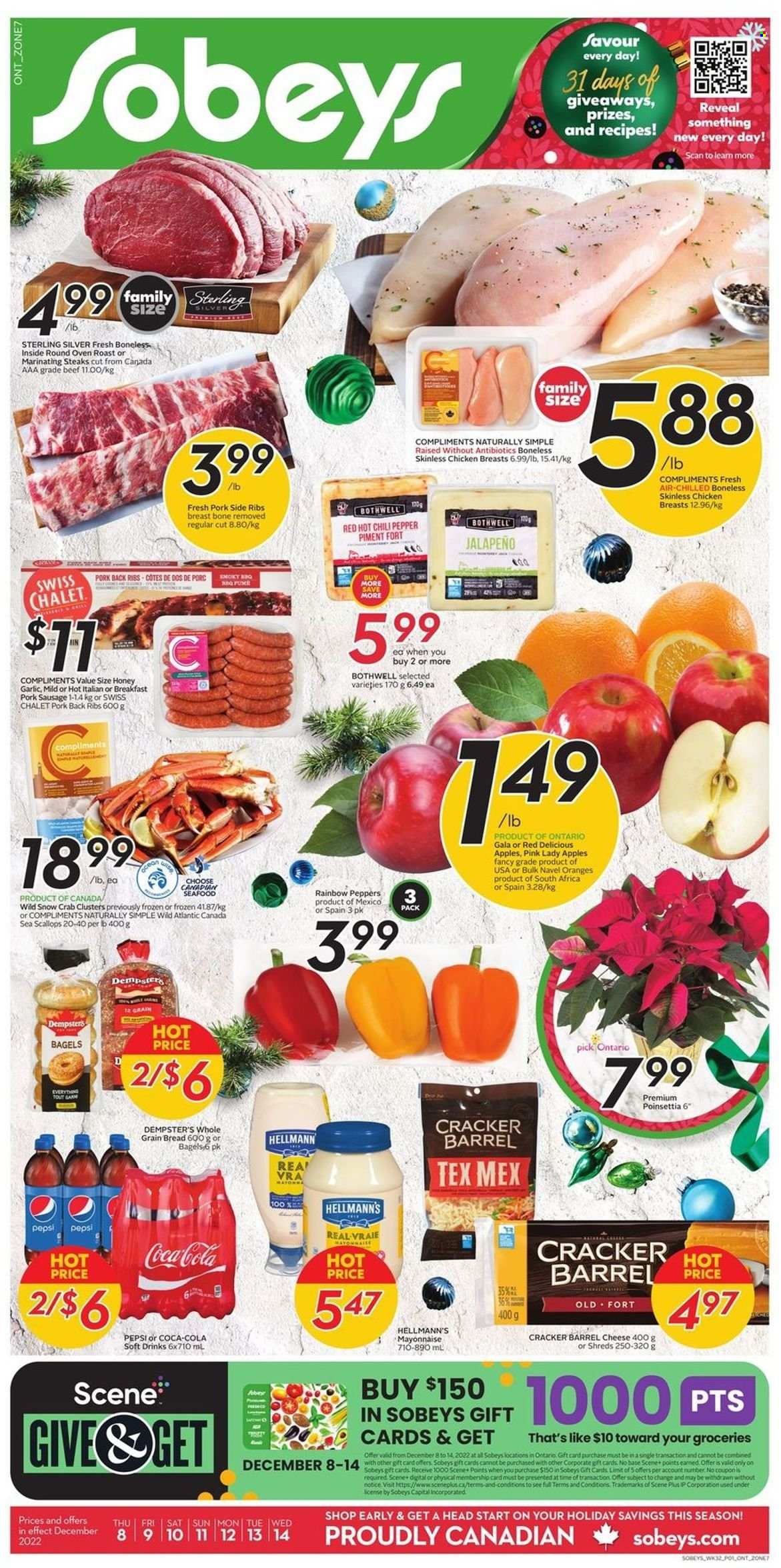 Sobeys flyer - December 08, 2022 - December 14, 2022. Page 1