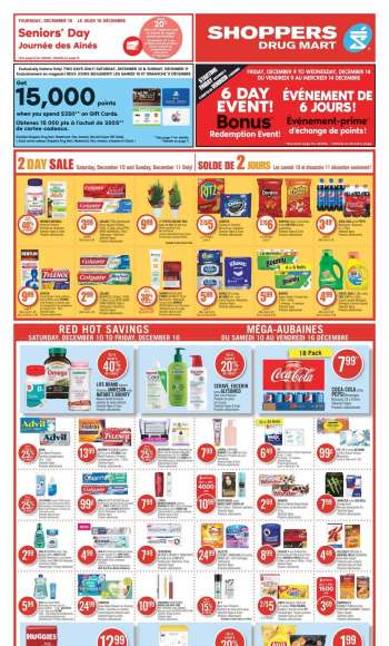 Shoppers Drug Mart Flyer - December 10, 2022 - December 16, 2022.