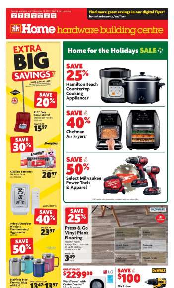 Circulaire Home Hardware Building Centre
