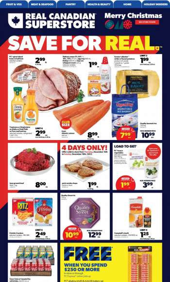 Real Canadian Superstore Flyer - December 15, 2022 - December 21, 2022.