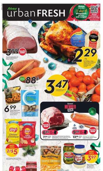 Sobeys Urban Fresh Flyer - December 15, 2022 - December 21, 2022.