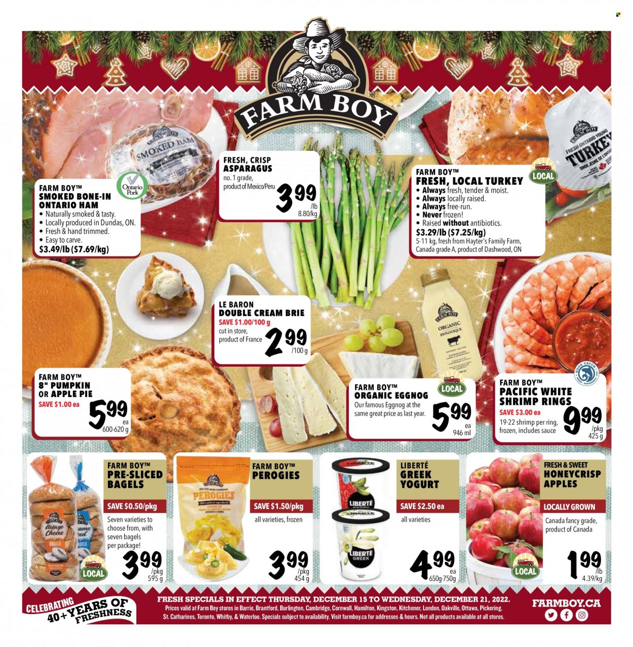 Farm Boy flyer - December 15, 2022 - December 21, 2022. Page 1
