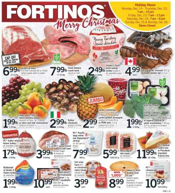 Fortinos Flyer - December 15, 2022 - December 21, 2022.