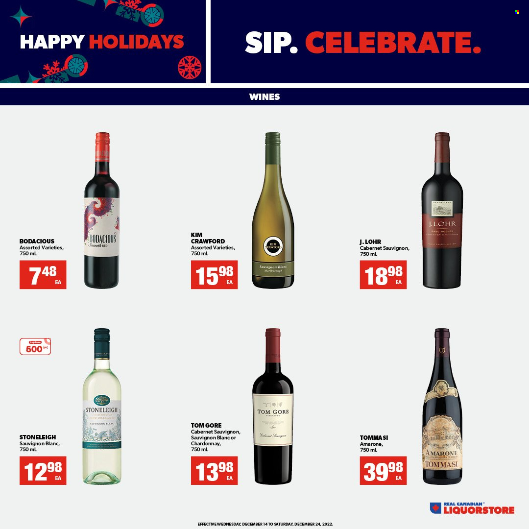 Real Canadian Liquorstore flyer - December 14, 2022 - December 24, 2022. Page 3