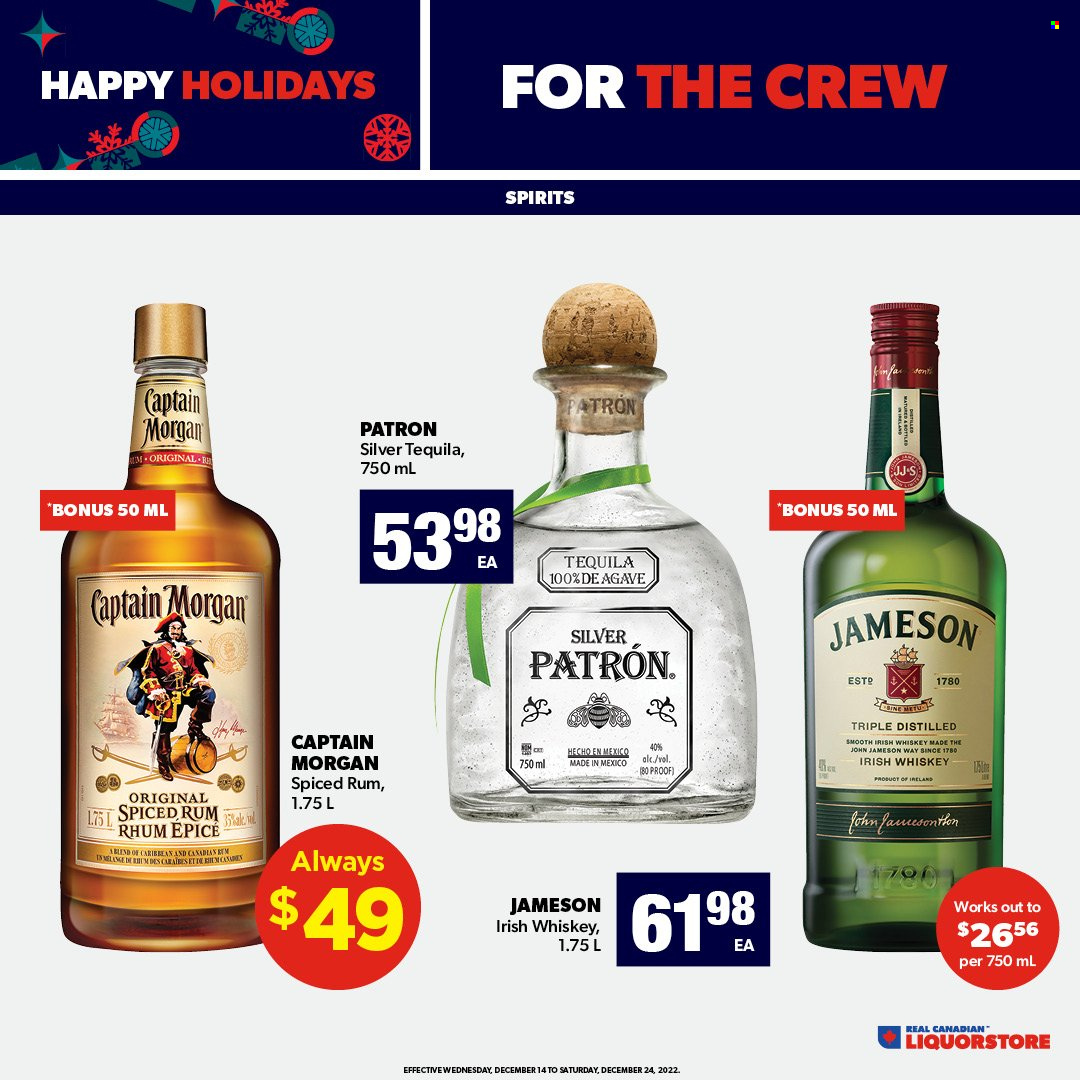 Real Canadian Liquorstore flyer - December 14, 2022 - December 24, 2022. Page 6