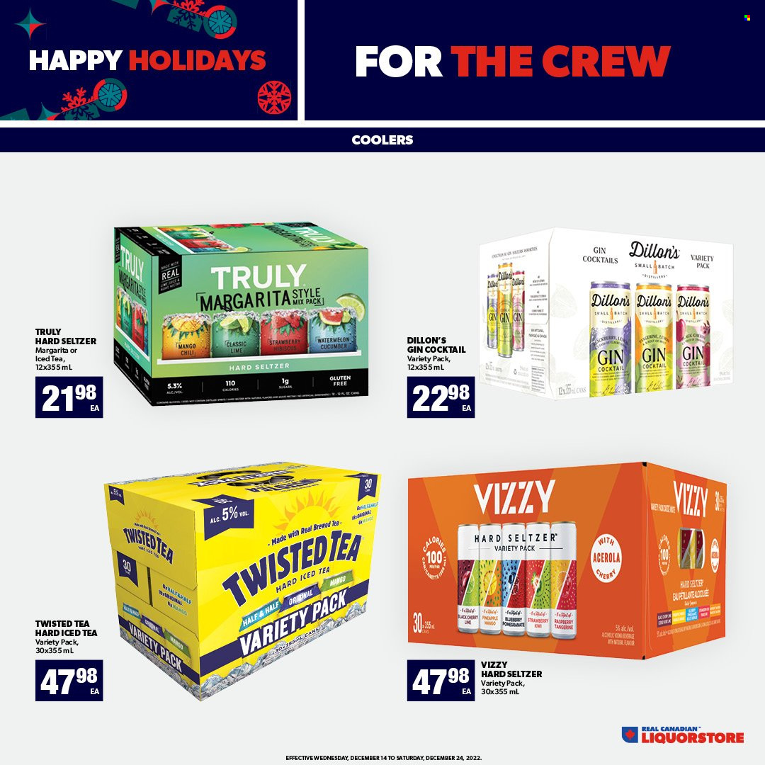 Real Canadian Liquorstore flyer - December 14, 2022 - December 24, 2022. Page 9