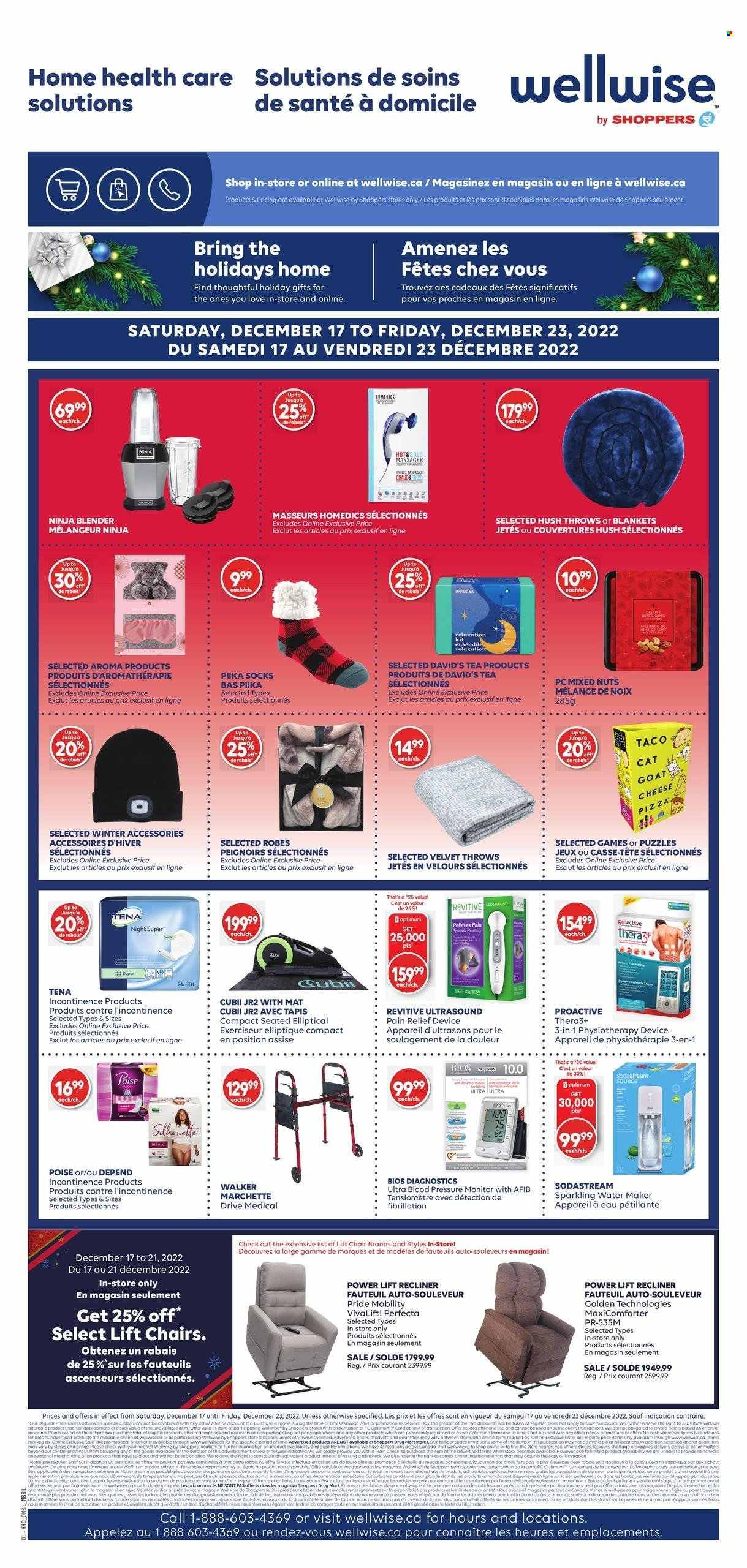 Shoppers Drug Mart flyer - December 17, 2022 - December 23, 2022. Page 16