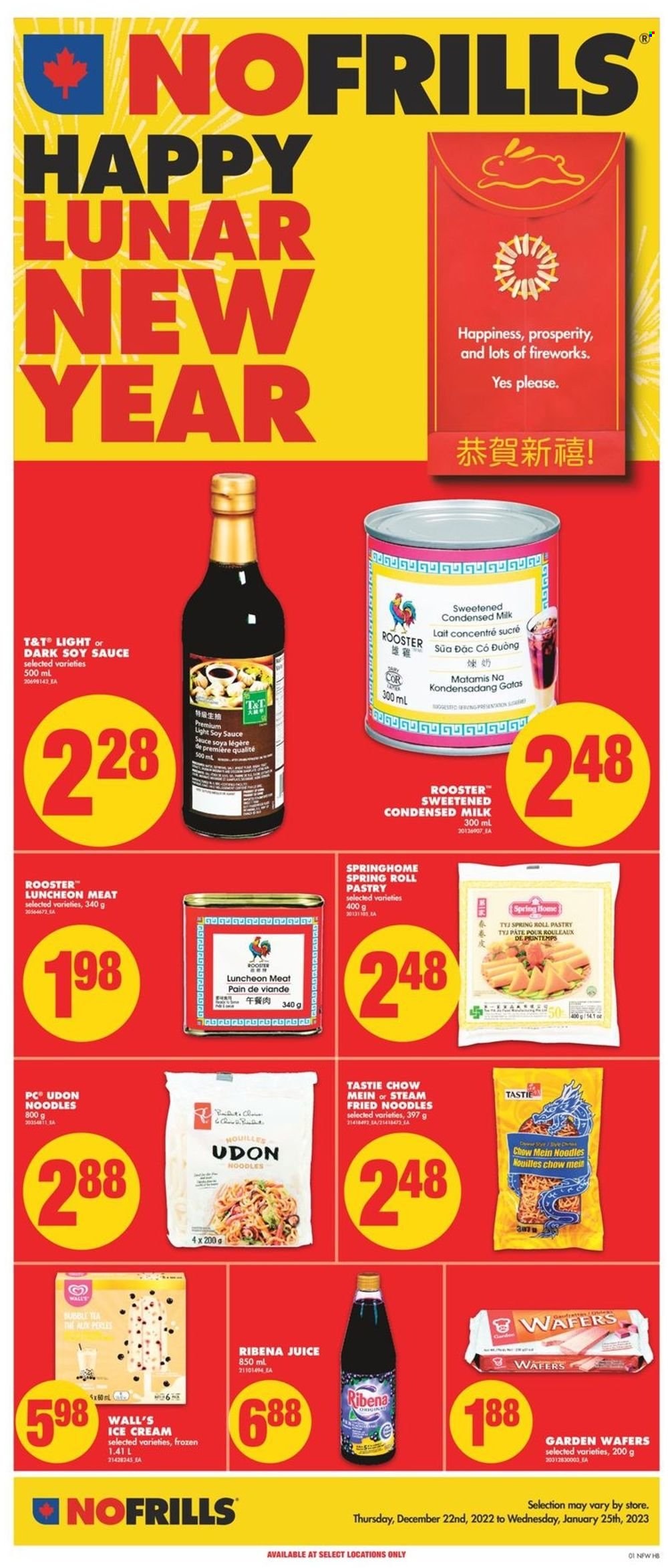No Frills flyer - December 22, 2022 - January 25, 2023. Page 1