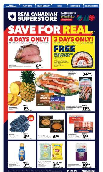 Real Canadian Superstore Flyer - December 22, 2022 - December 28, 2022.