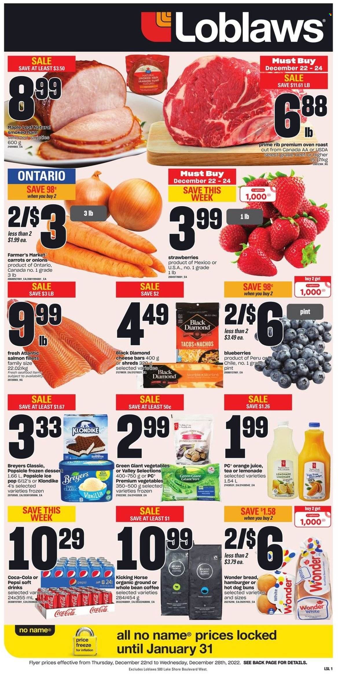 Loblaws flyer - December 22, 2022 - December 28, 2022. Page 1