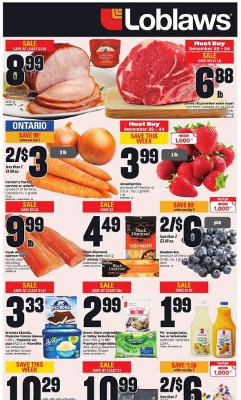 Loblaws Flyer - December 22, 2022 - December 28, 2022.