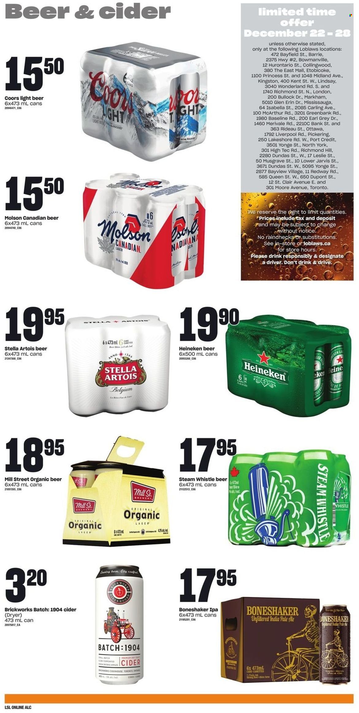 Loblaws flyer - December 22, 2022 - December 28, 2022. Page 9