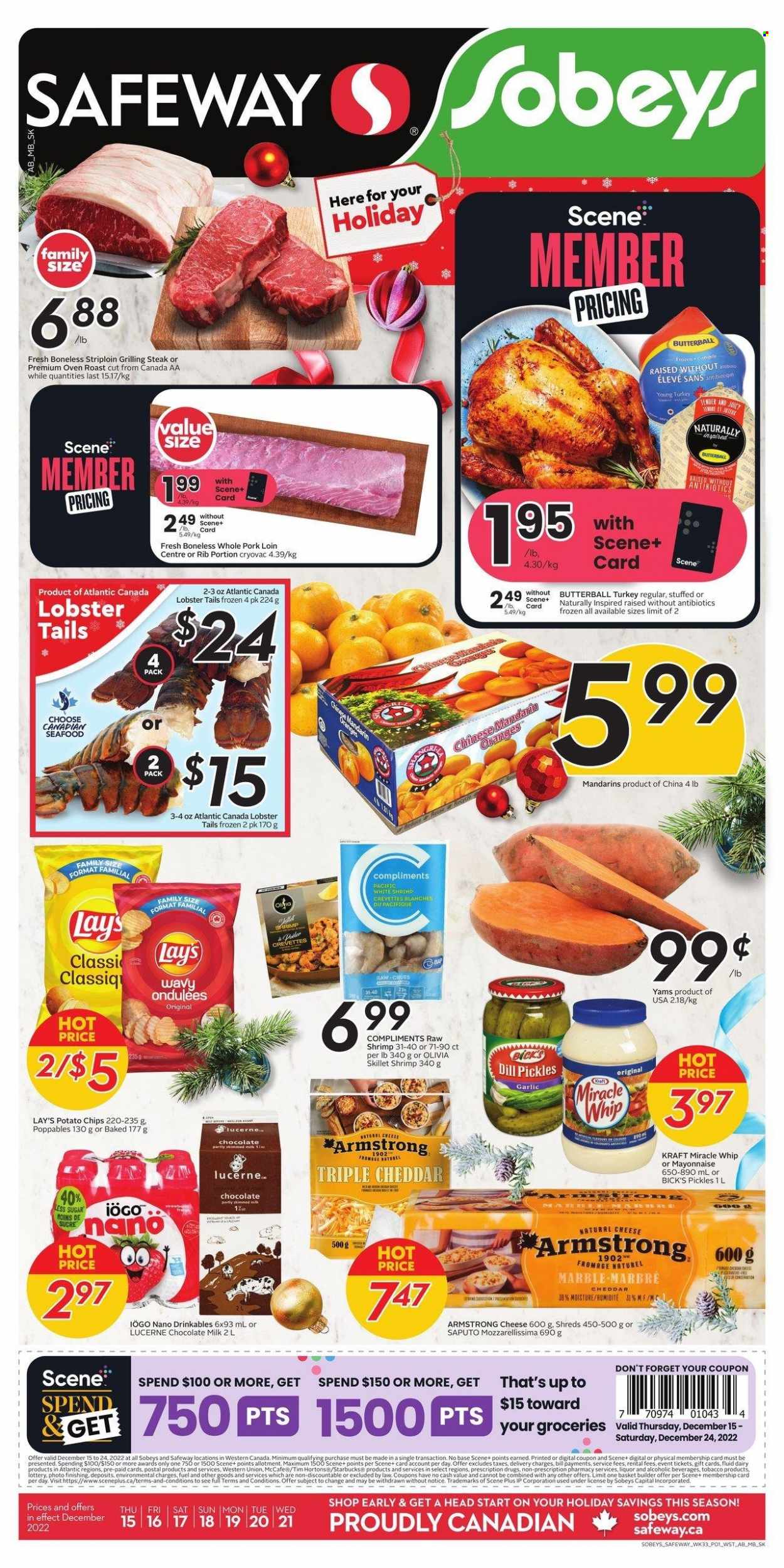 Sobeys flyer - December 15, 2022 - December 21, 2022. Page 1