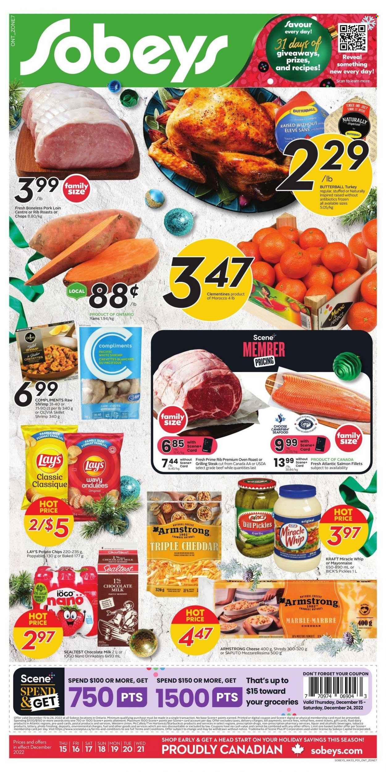 Sobeys flyer - December 15, 2022 - December 21, 2022. Page 1