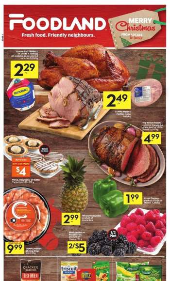 Foodland Flyer - December 22, 2022 - December 28, 2022.