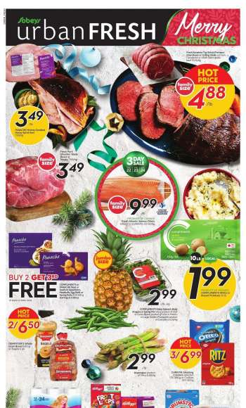 Sobeys Urban Fresh Flyer - December 22, 2022 - December 28, 2022.