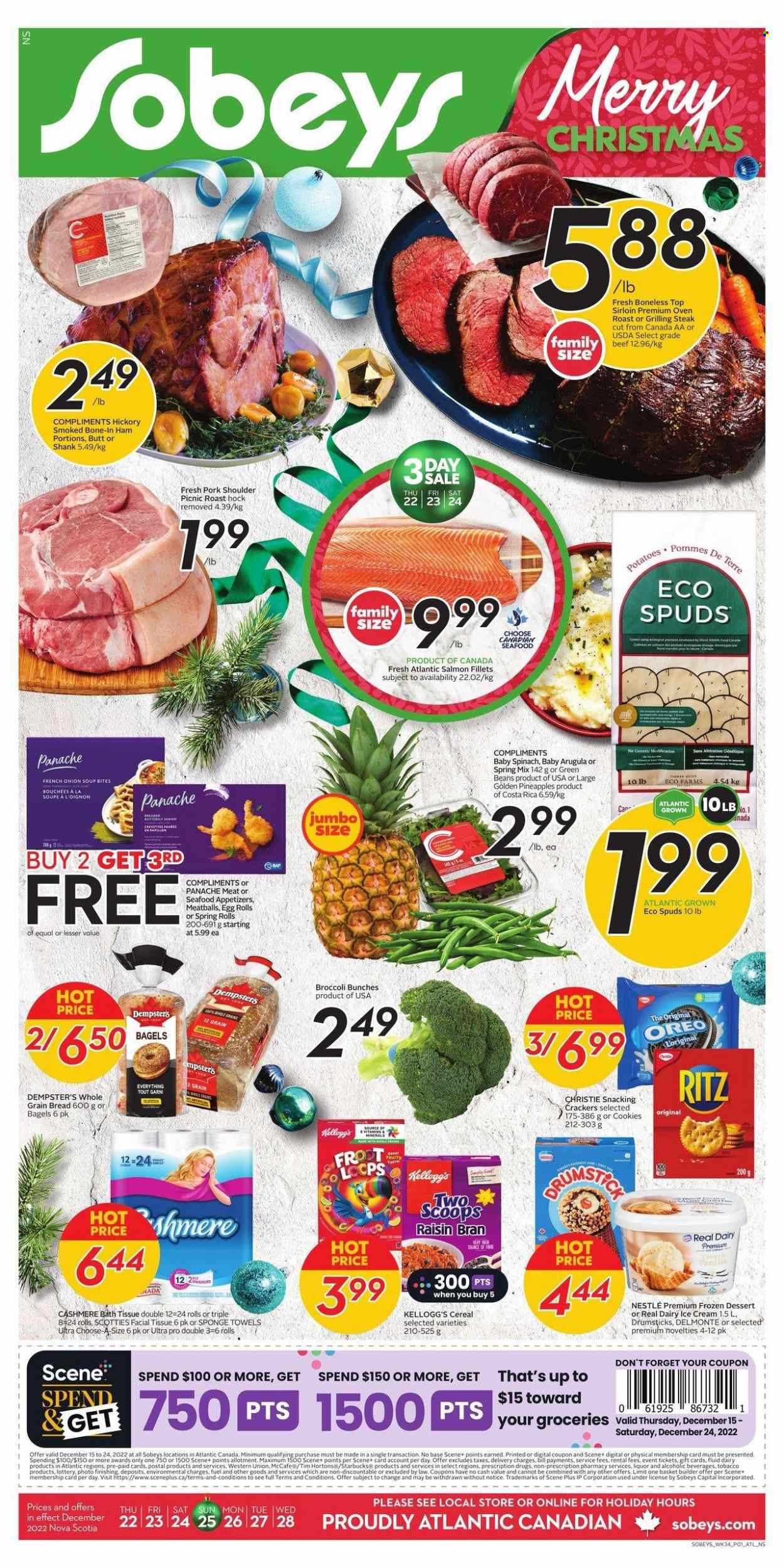 Sobeys flyer - December 22, 2022 - December 28, 2022. Page 1