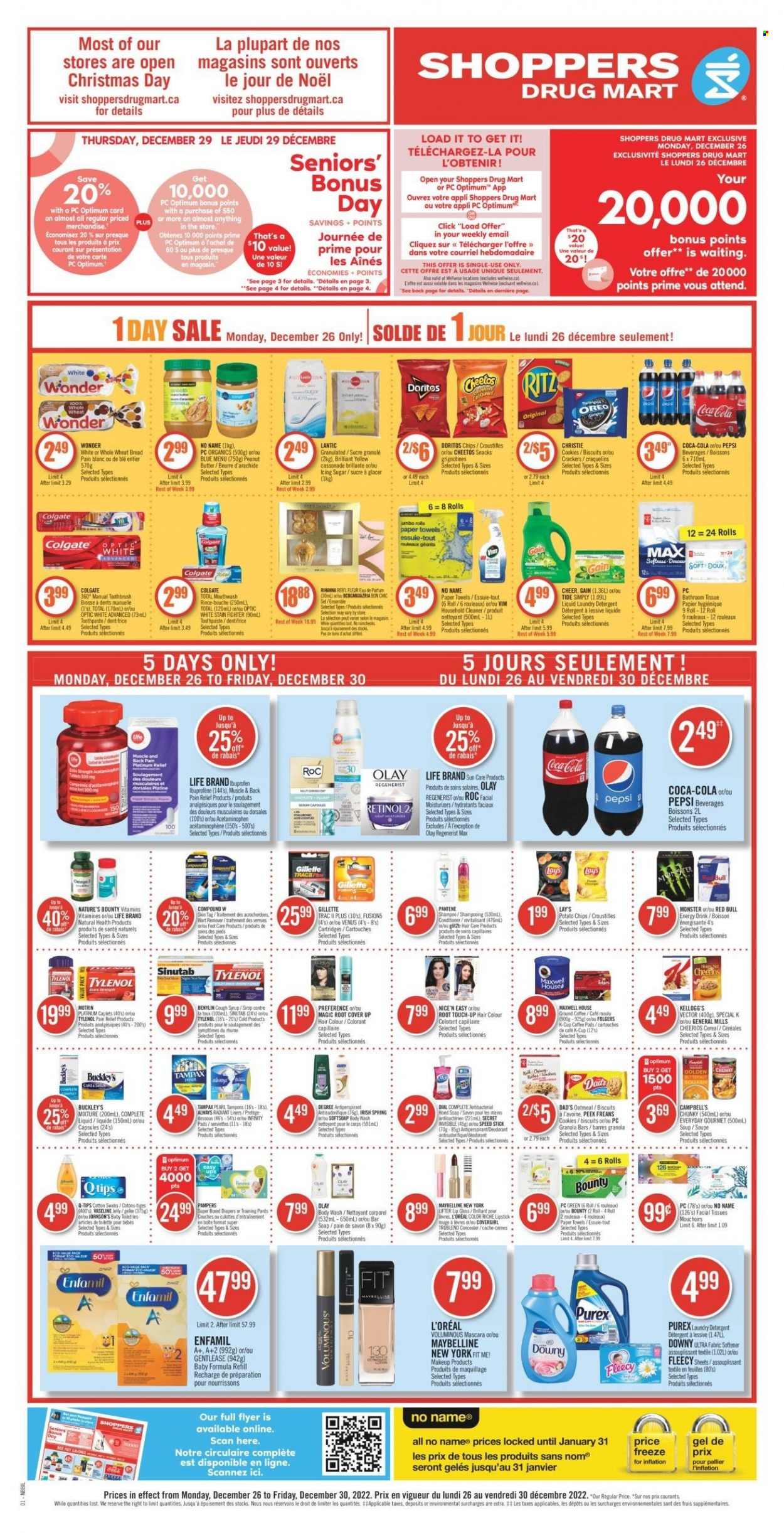 Shoppers Drug Mart flyer - December 26, 2022 - December 30, 2022. Page 1