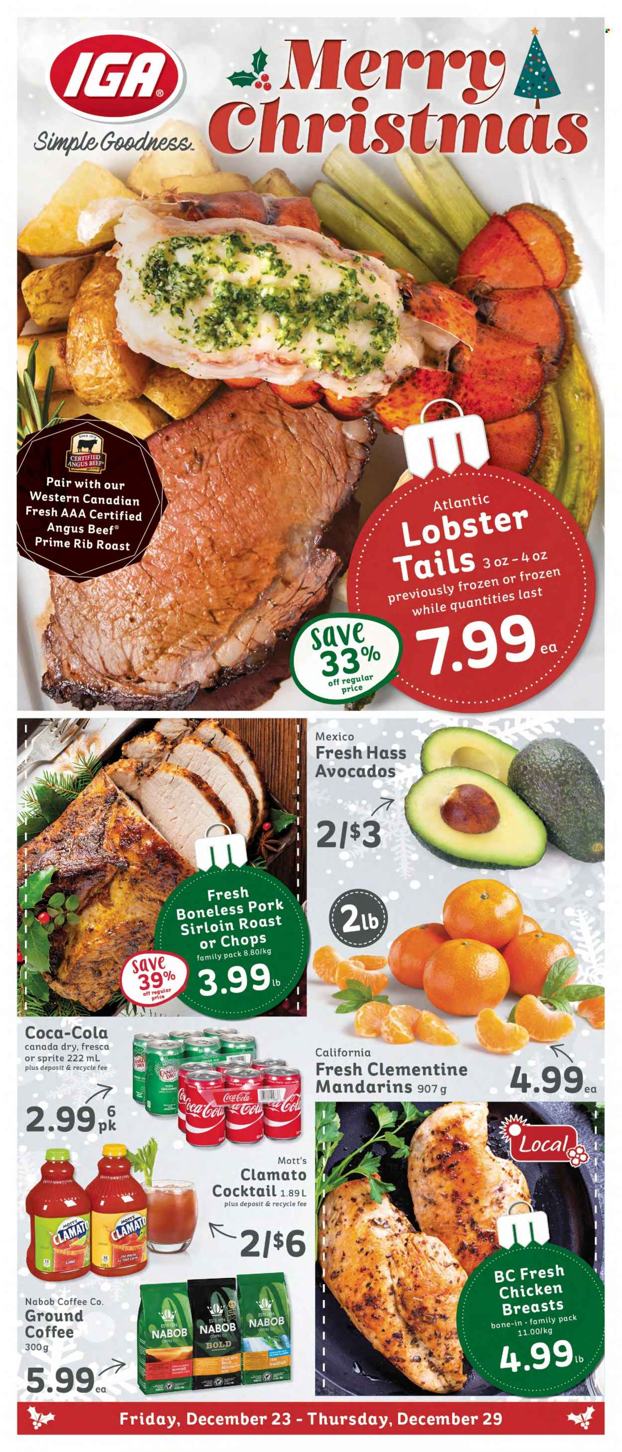 IGA Simple Goodness flyer - December 23, 2022 - December 29, 2022. Page 1