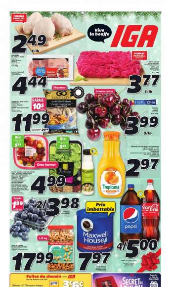 IGA Flyer - December 29, 2022 - January 04, 2023.