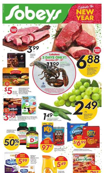 Sobeys Flyer - December 29, 2022 - January 04, 2023.