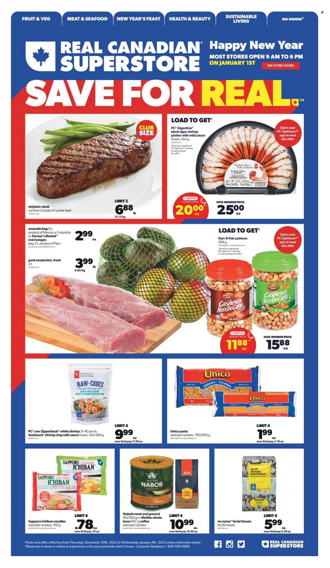 Real Canadian Superstore flyer - December 29, 2022 - January 04, 2023. Page 1