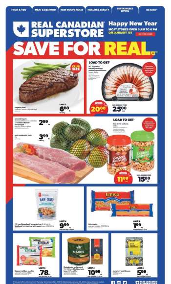 Real Canadian Superstore Flyer - December 29, 2022 - January 04, 2023.