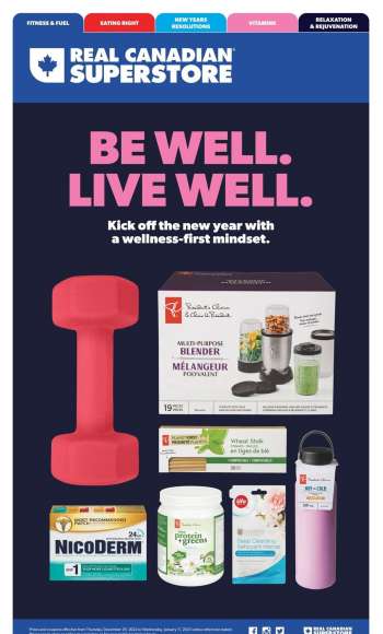 Real Canadian Superstore Flyer - December 29, 2022 - January 11, 2023.