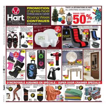 Circulaire Hart Stores - 28 Décembre 2022 - 03 Janvier 2023.
