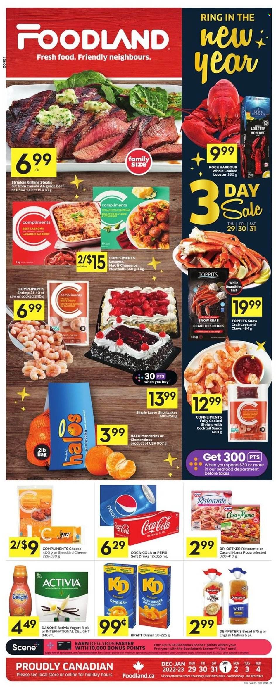 Foodland flyer - December 29, 2022 - January 04, 2023. Page 1