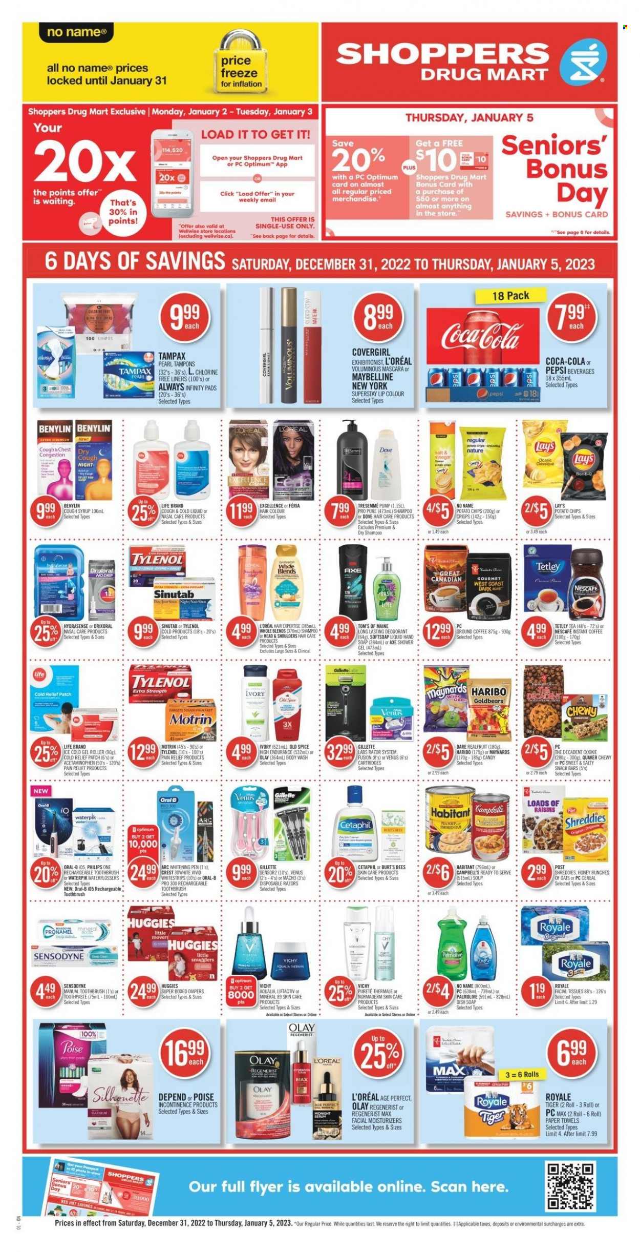 Shoppers Drug Mart flyer - December 31, 2022 - January 05, 2023. Page 1