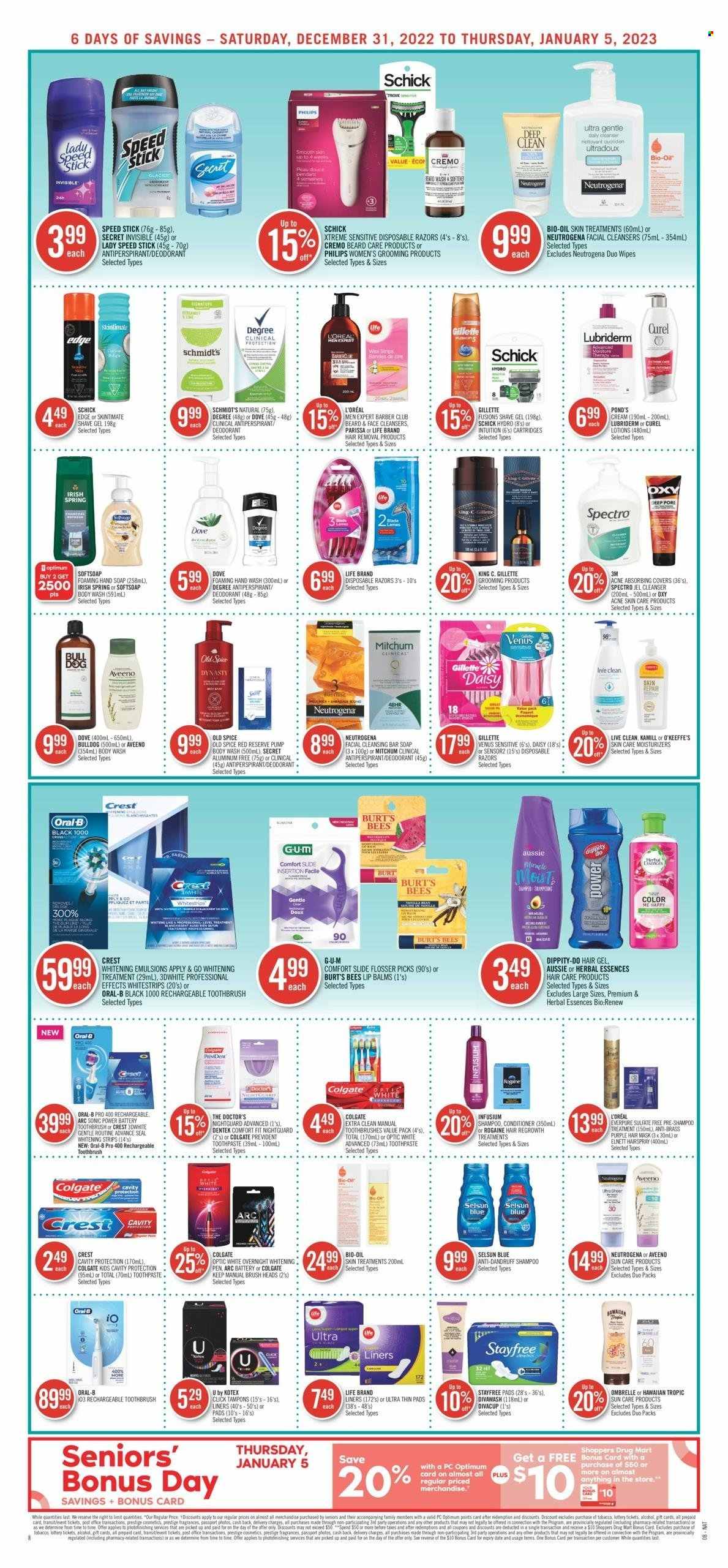 Shoppers Drug Mart flyer - December 31, 2022 - January 05, 2023. Page 12