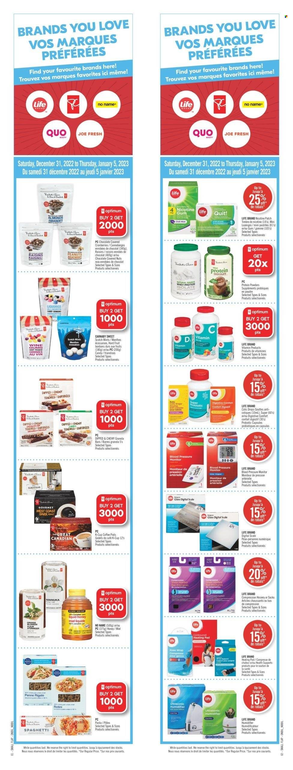Shoppers Drug Mart flyer - December 31, 2022 - January 05, 2023. Page 16