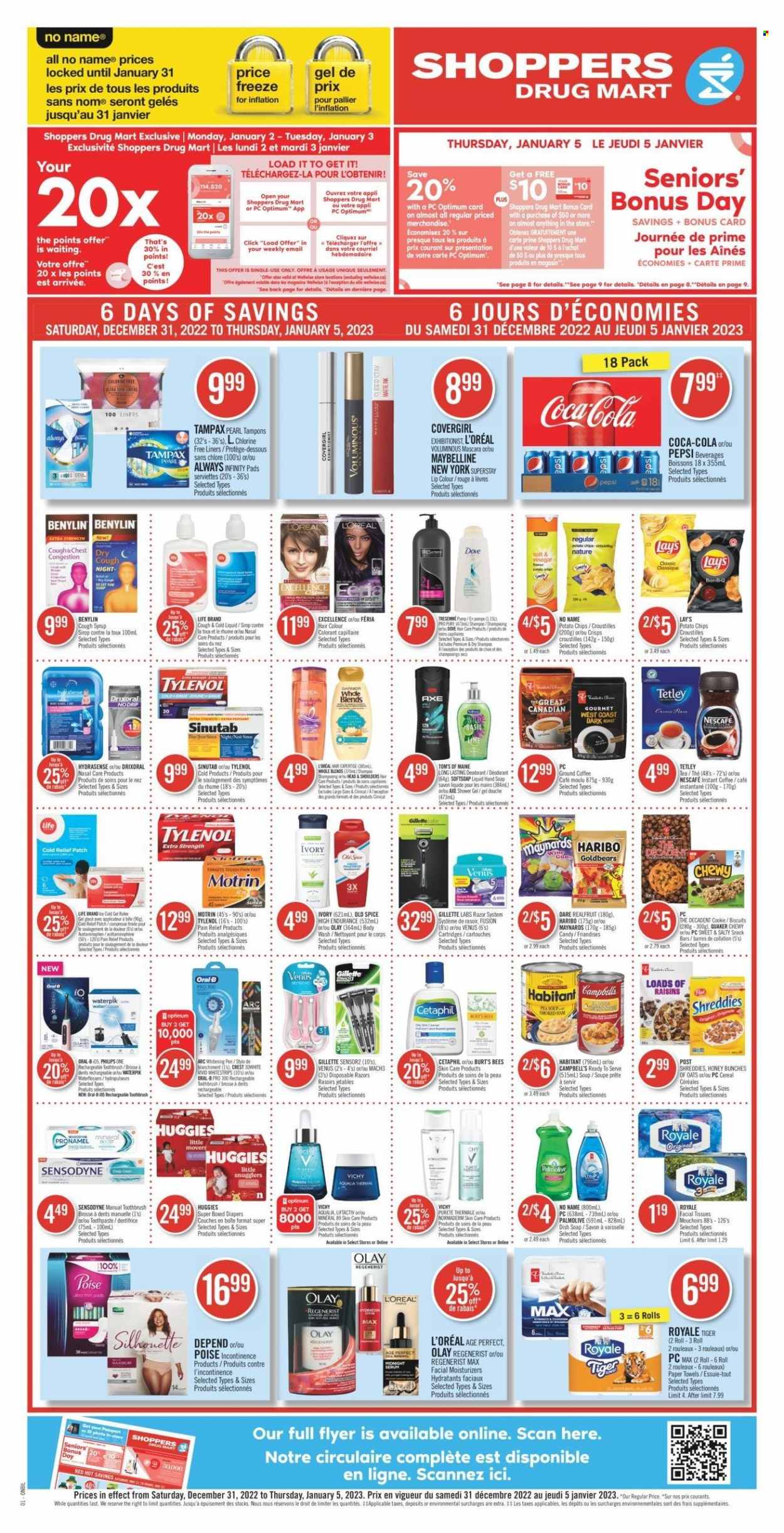 Shoppers Drug Mart flyer - December 31, 2022 - January 05, 2023. Page 1