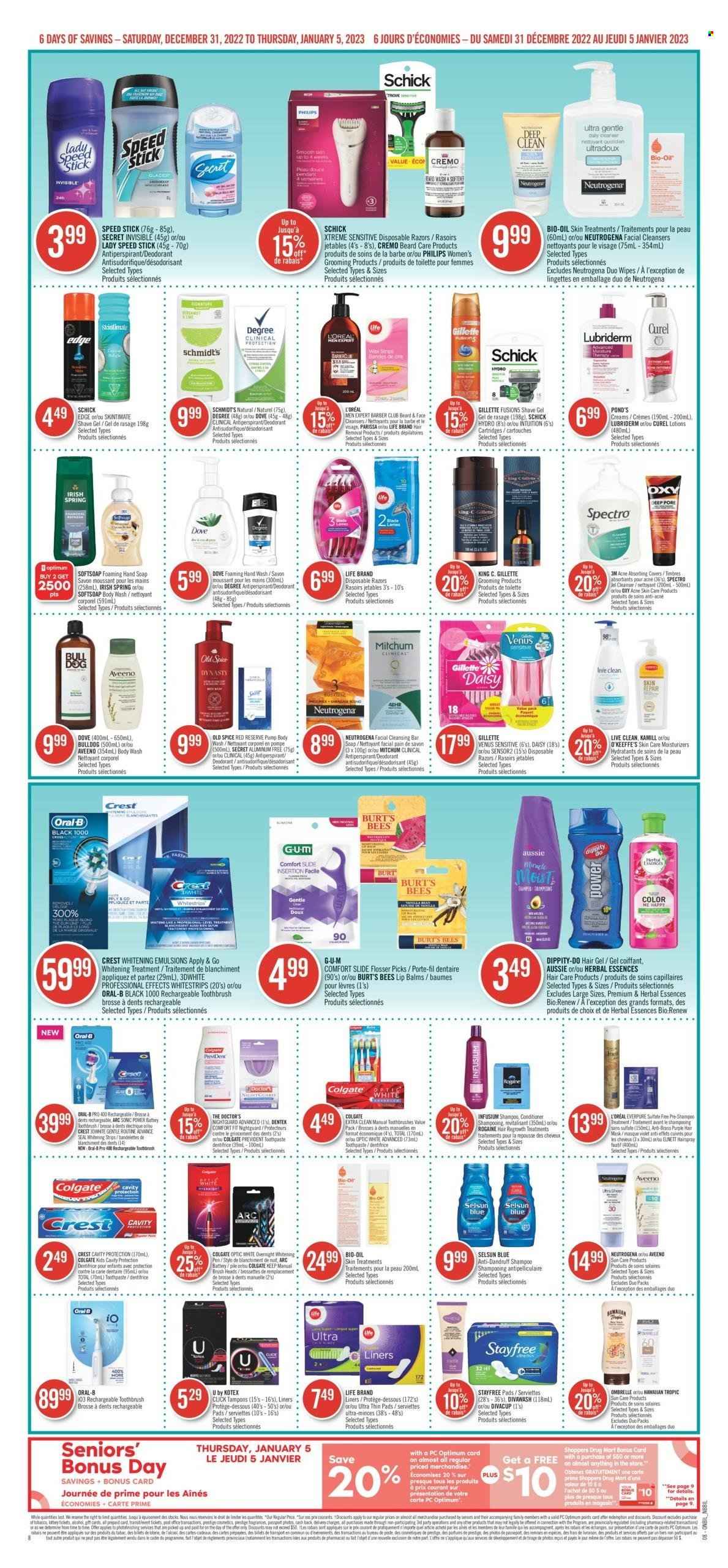 Shoppers Drug Mart flyer - December 31, 2022 - January 05, 2023. Page 12