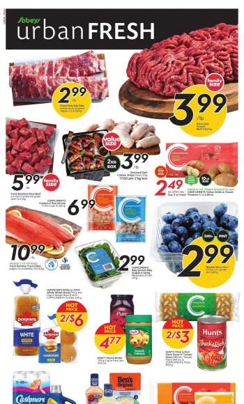 Circulaire Sobeys Urban Fresh - 05 Janvier 2023 - 11 Janvier 2023.