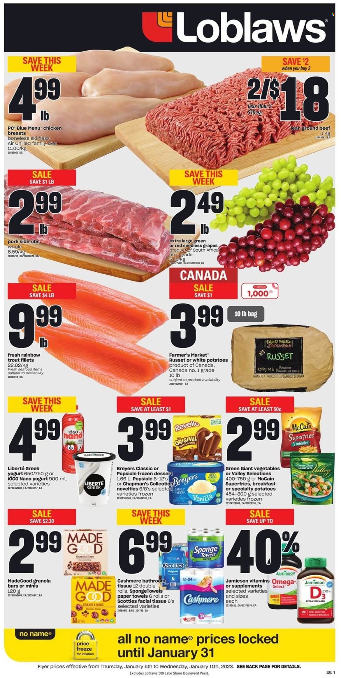 Loblaws flyer - January 05, 2023 - January 11, 2023. Page 1