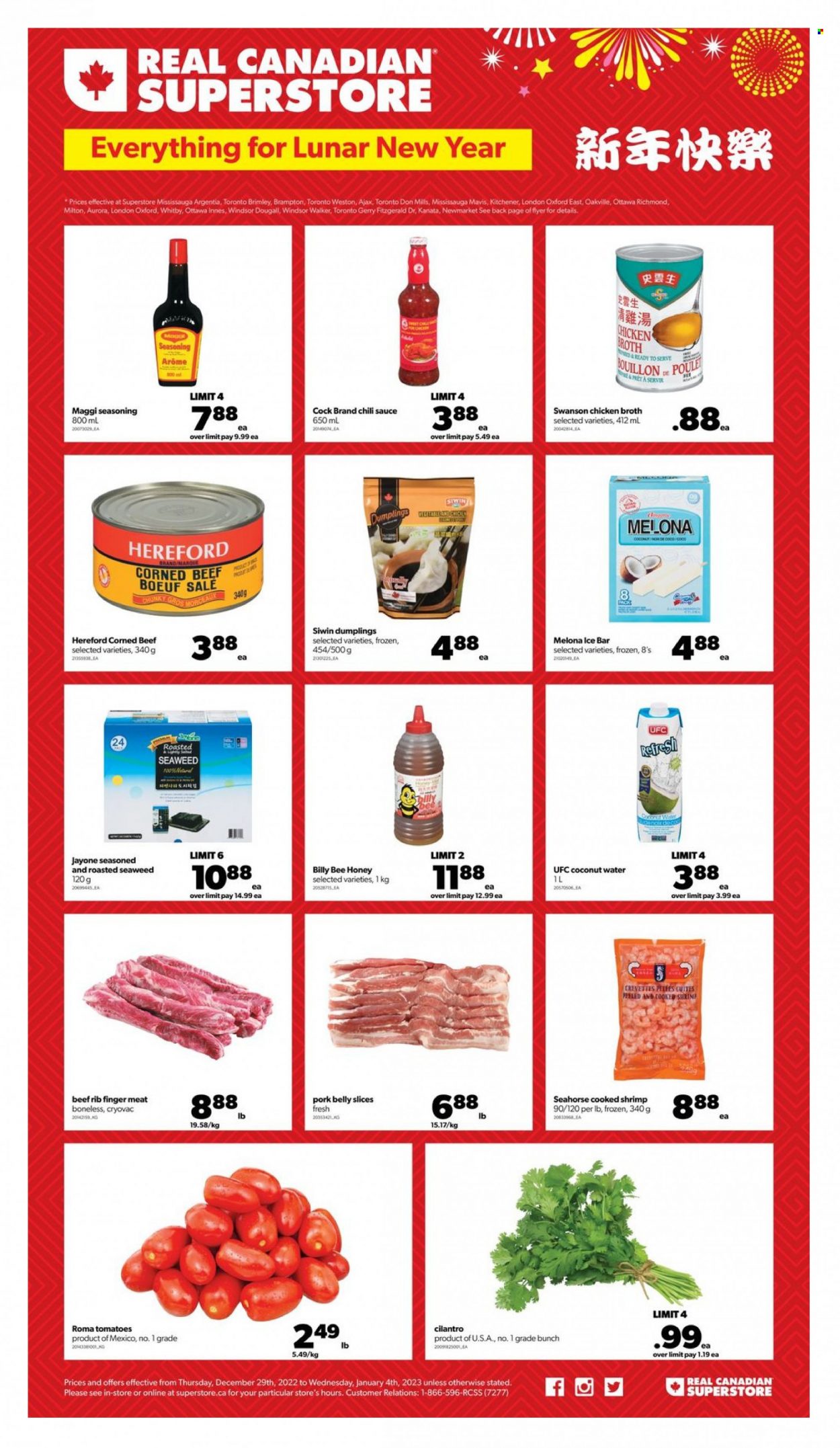 Real Canadian Superstore flyer - December 29, 2022 - January 04, 2023. Page 1