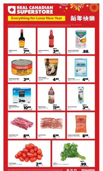 Circulaire Real Canadian Superstore - 29 Décembre 2022 - 04 Janvier 2023.