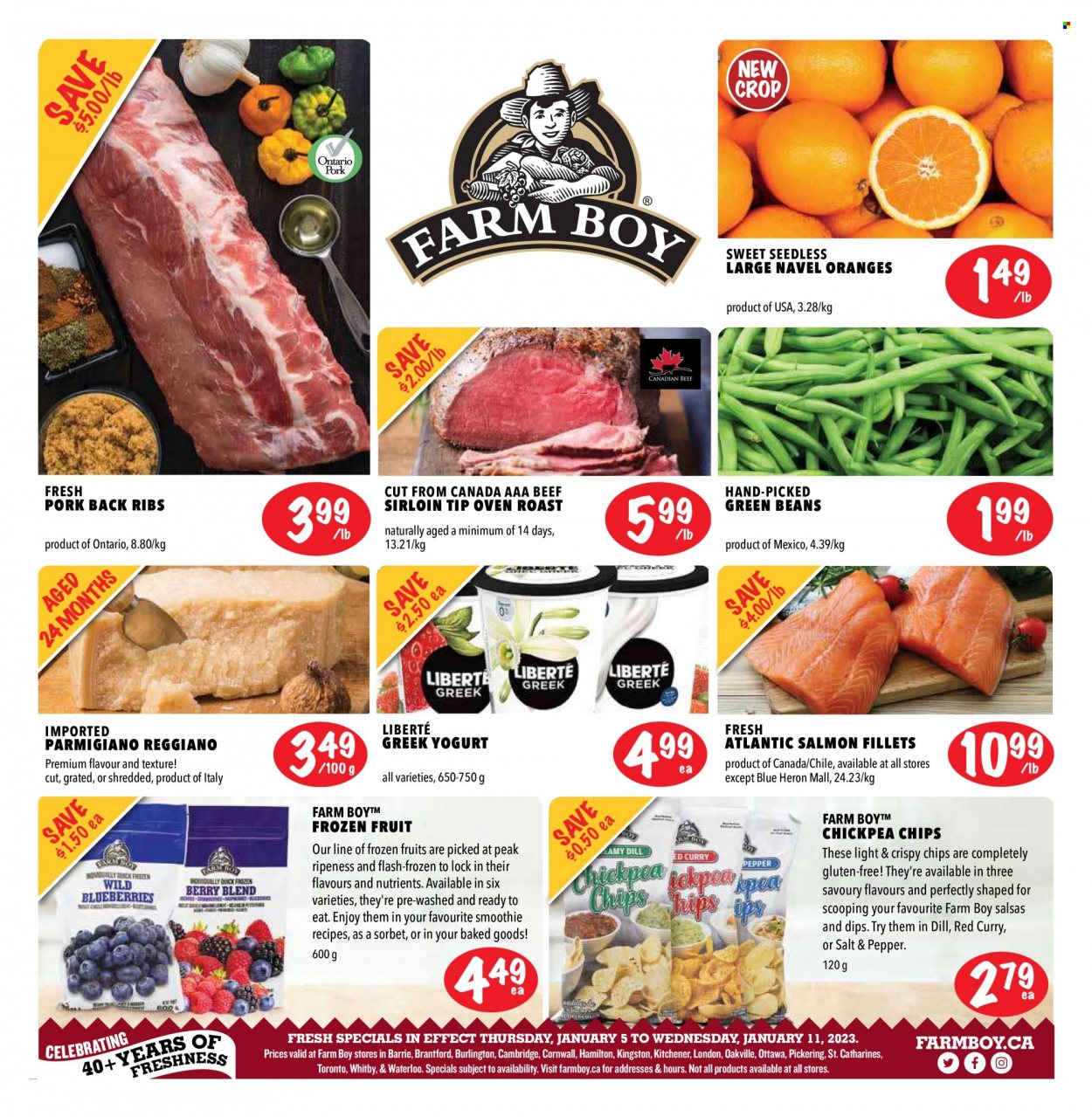 Farm Boy flyer - January 05, 2023 - January 11, 2023. Page 1