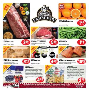Farm Boy Flyer - January 05, 2023 - January 11, 2023.