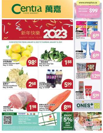 Centra Food Market Flyer - January 06, 2023 - January 13, 2023.