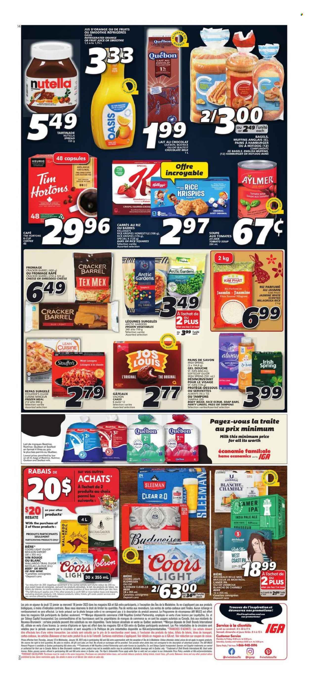 IGA flyer - January 12, 2023 - January 18, 2023. Page 2