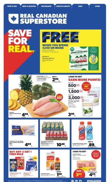 Circulaire Real Canadian Superstore - 12 Janvier 2023 - 18 Janvier 2023.