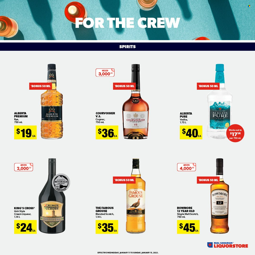 Real Canadian Liquorstore flyer - January 11, 2023 - January 15, 2023. Page 4