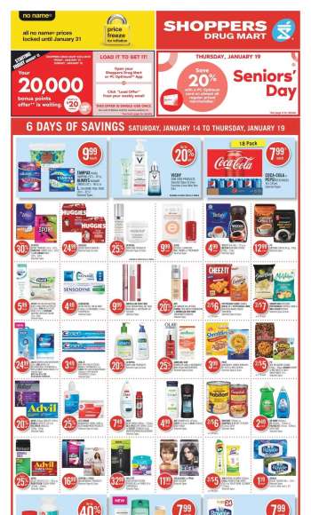 Circulaire Shoppers Drug Mart - 14 Janvier 2023 - 19 Janvier 2023.